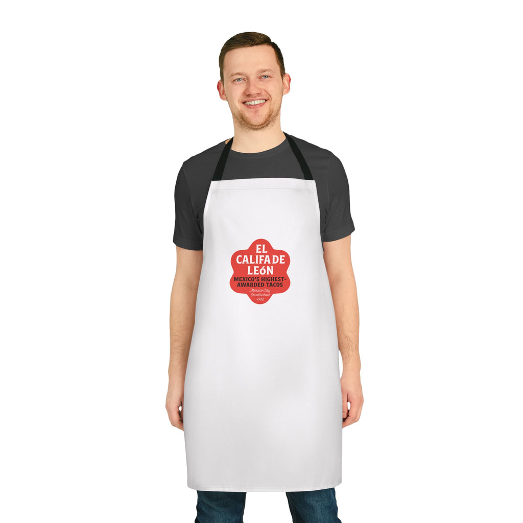 El Califa de León Logo Apron – Mexican Taquería Kitchen Apron